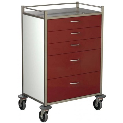 Hospital Medical Emergency Trolley Crash Cart