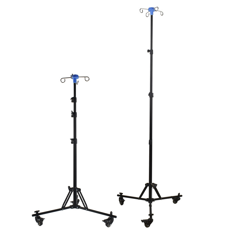 Hospital Medical Adjustable Mobile Infusion Stand/Bracket Infusion Rod Manufacturer