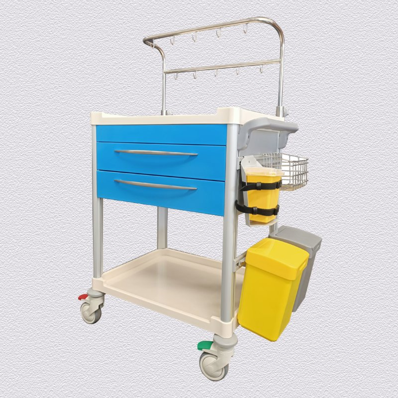 Medical Patient Medication Infusion Injection Trolley Drug Dispensing Hospital Cart