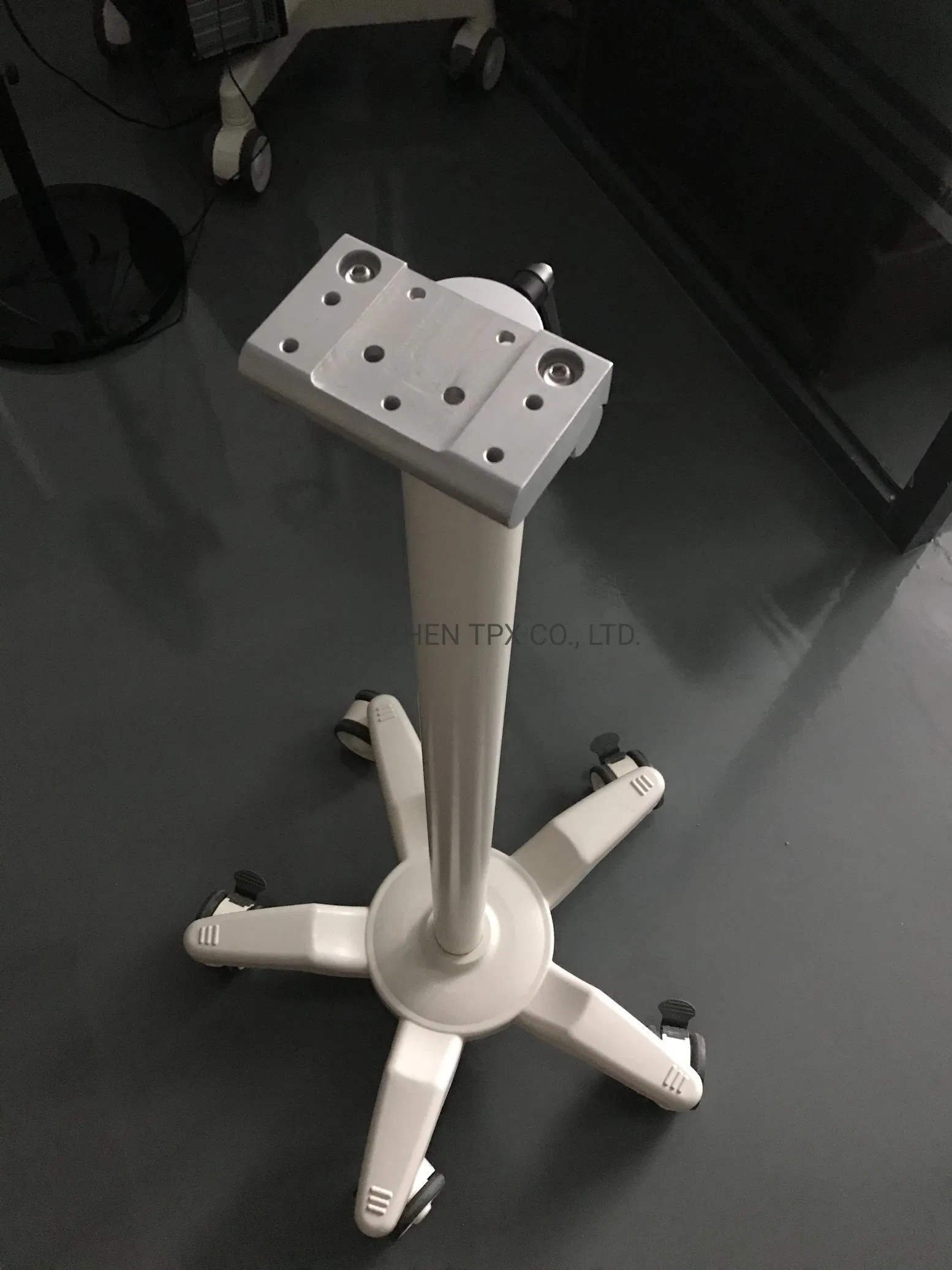 Medical Equipment Endoscope Trolley Carts with 5 Mute Casters