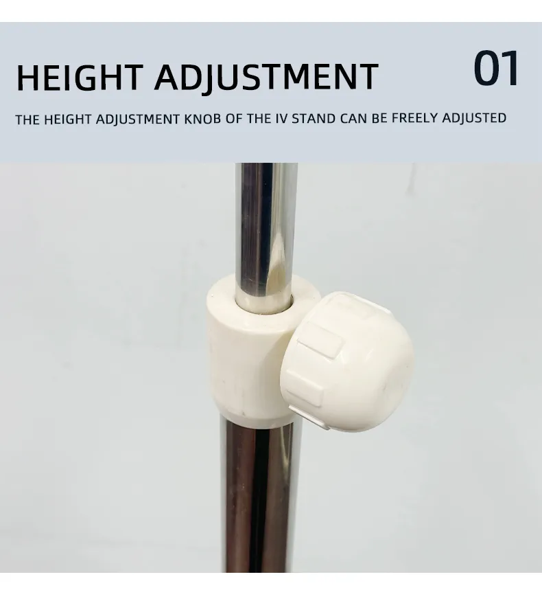 Mobile Medical IV Drip Stand 3