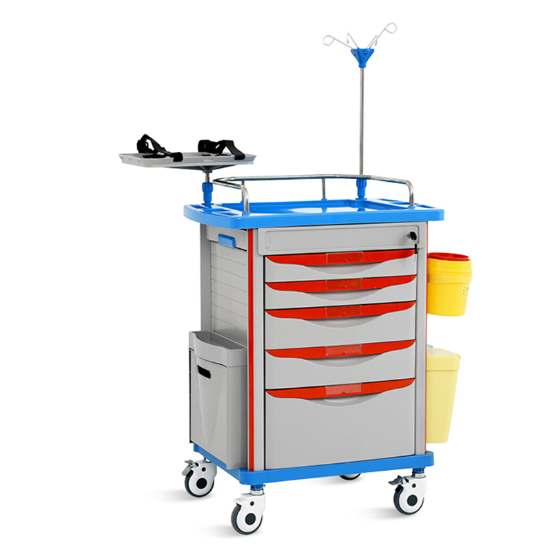 Nwm054-Et FDA Multi-Function Hospital Nursing Furniture Emergency Medical Crash Cart