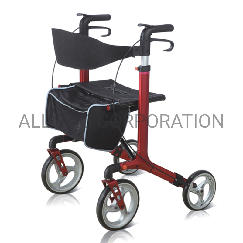 New Designs Aluminum 4 Wheels Rollator Walker for Adults