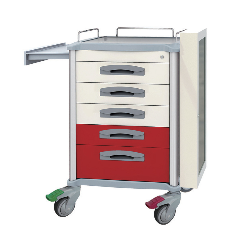 Mobile Medical Carts Endoscopy Procedures Trolley for Hospital Clinics