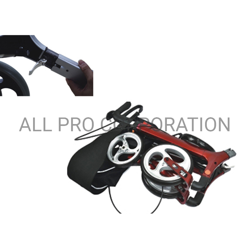 New Designs Aluminum 4 Wheels Rollator Walker for Adults