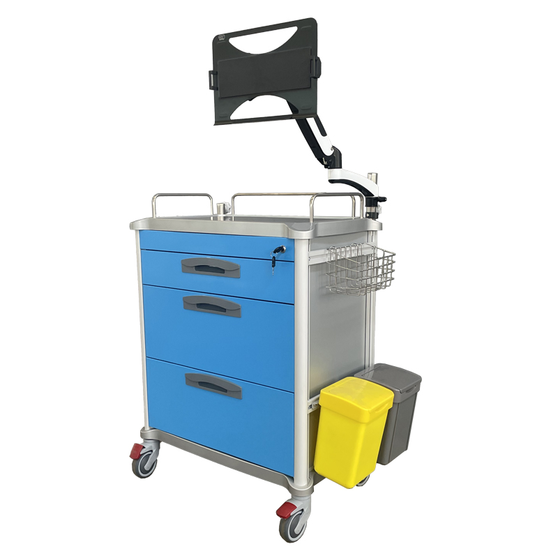 Medical Equipment Hospital Emergency Trolley for Medication Dispensing