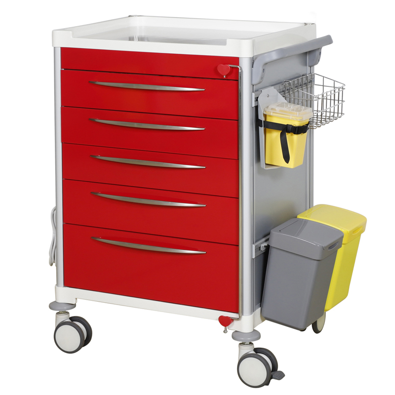 Patient Care Security Medication Dispensing Cart with Locking Drawers