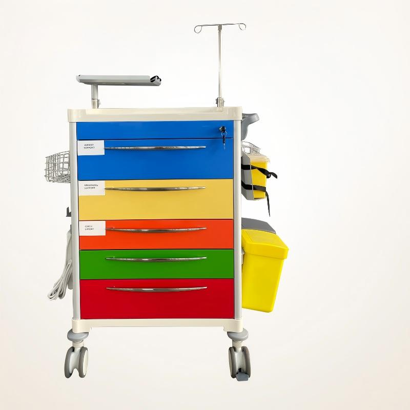 Crash Carts Rescue Hospital Emergency Medications Medical Trolleys