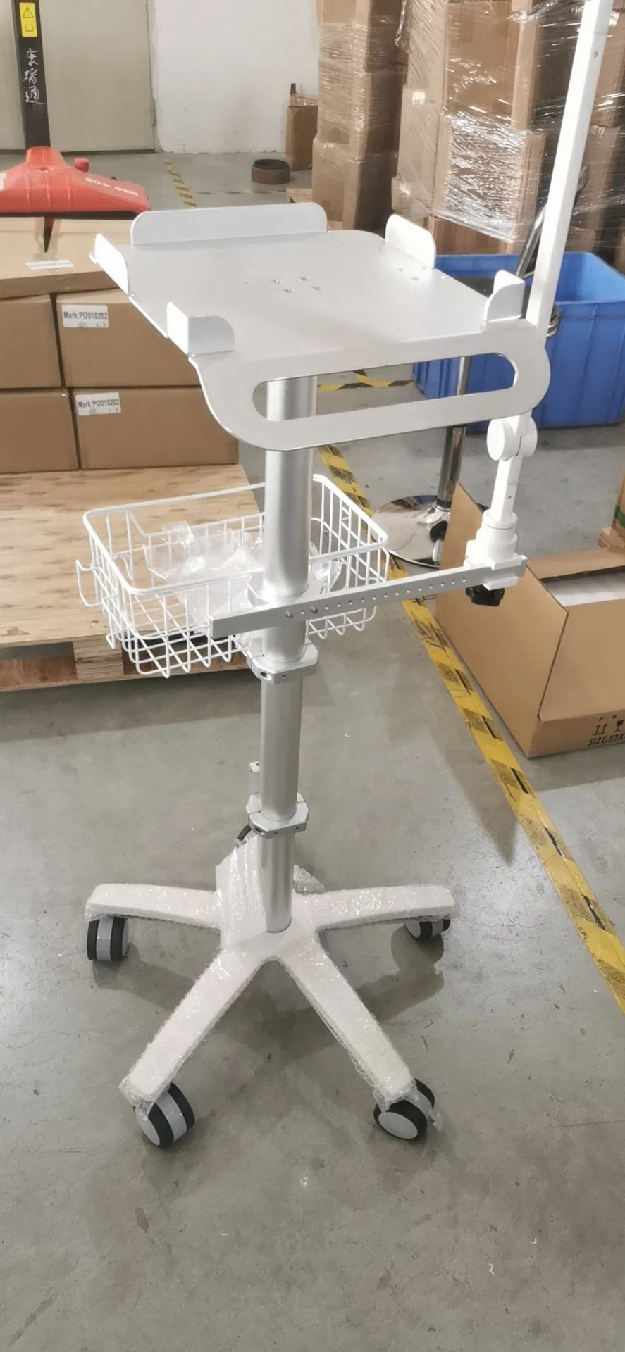 Sturdy Medical Ventilator Cart Designed for Safe Movement