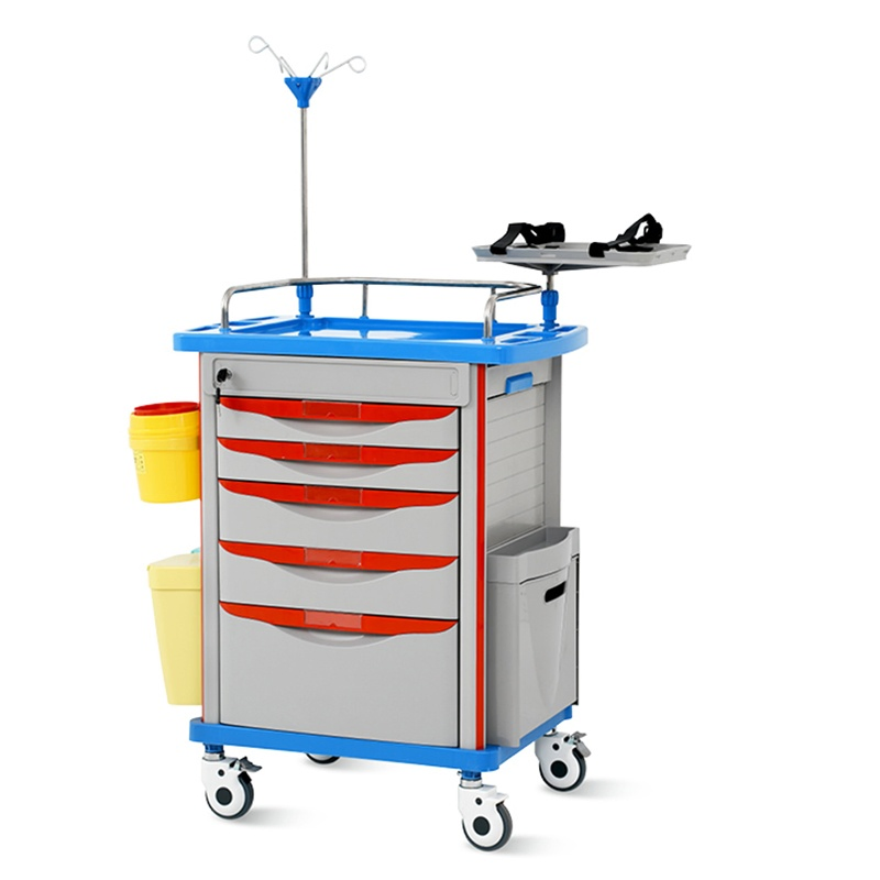 Nwm054-Et FDA Multi-Function Hospital Nursing Furniture Emergency Medical Crash Cart