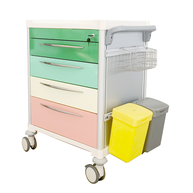 Practical Medical Patient Medication Storage Medicine Dispensing Cart