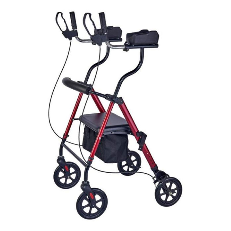 Portable Forearm Support Upright Walker Folding Seat Posture Walker