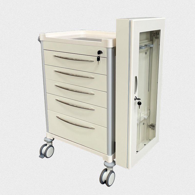 Hospital Grade Endoscopy Trolley for Difficult Airway Cases