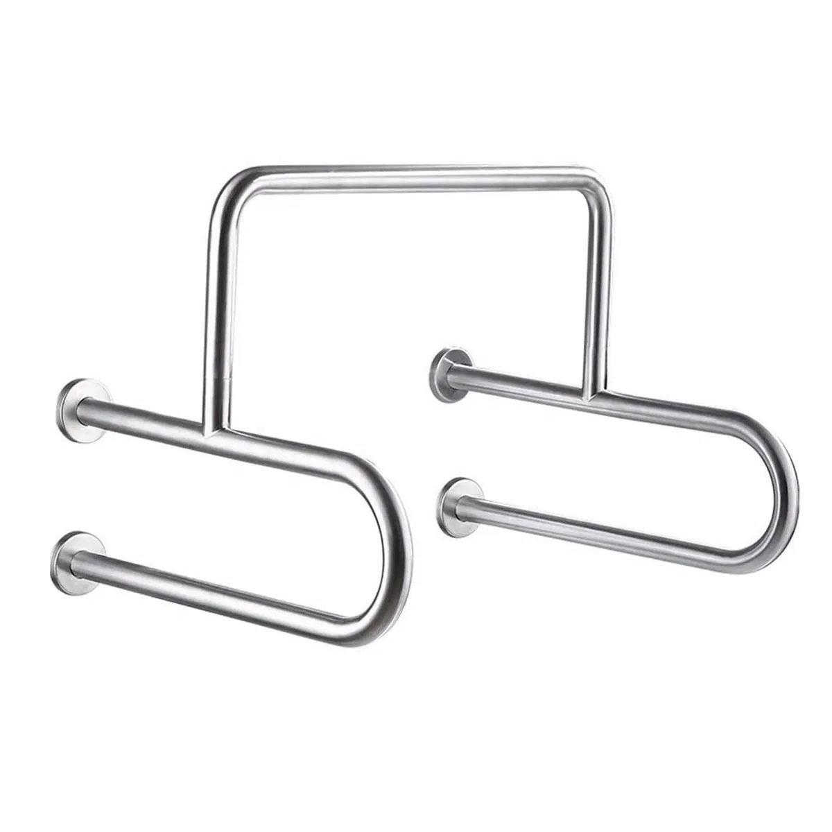 Elderly Handicapped Wall Mounted Bathroom Support Toilet Safety Railing Stainless Steel Handicapped Handrail Railing