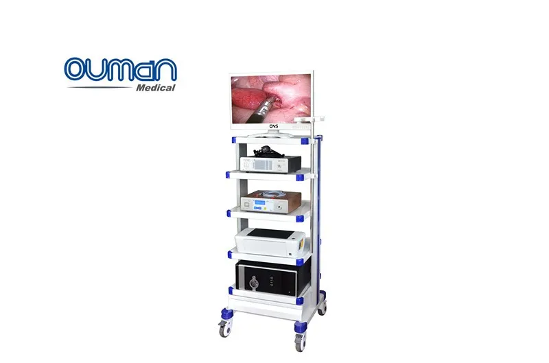 Ouman 5-Layer Medical Trolley Cart for Ent Endoscopy