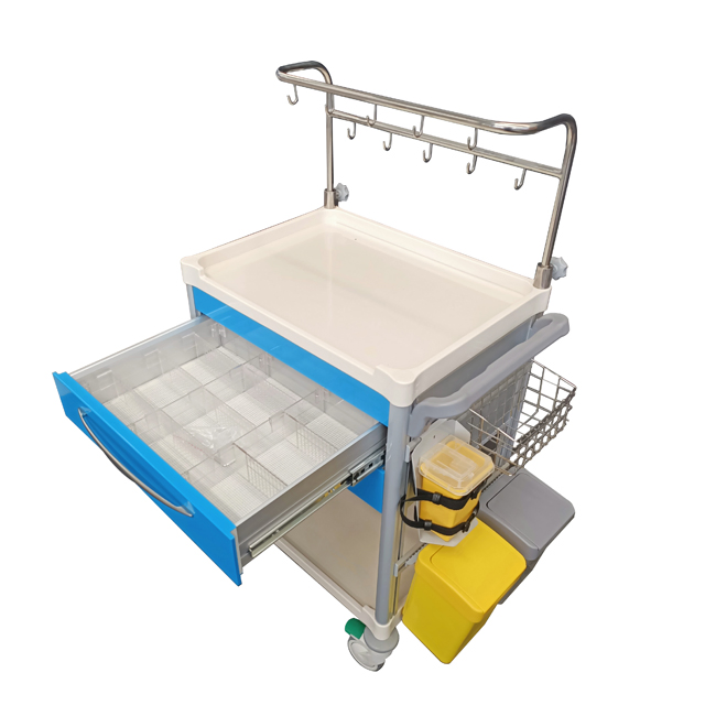 Medical Patient Medication Infusion Injection Trolley Drug Dispensing Hospital Cart
