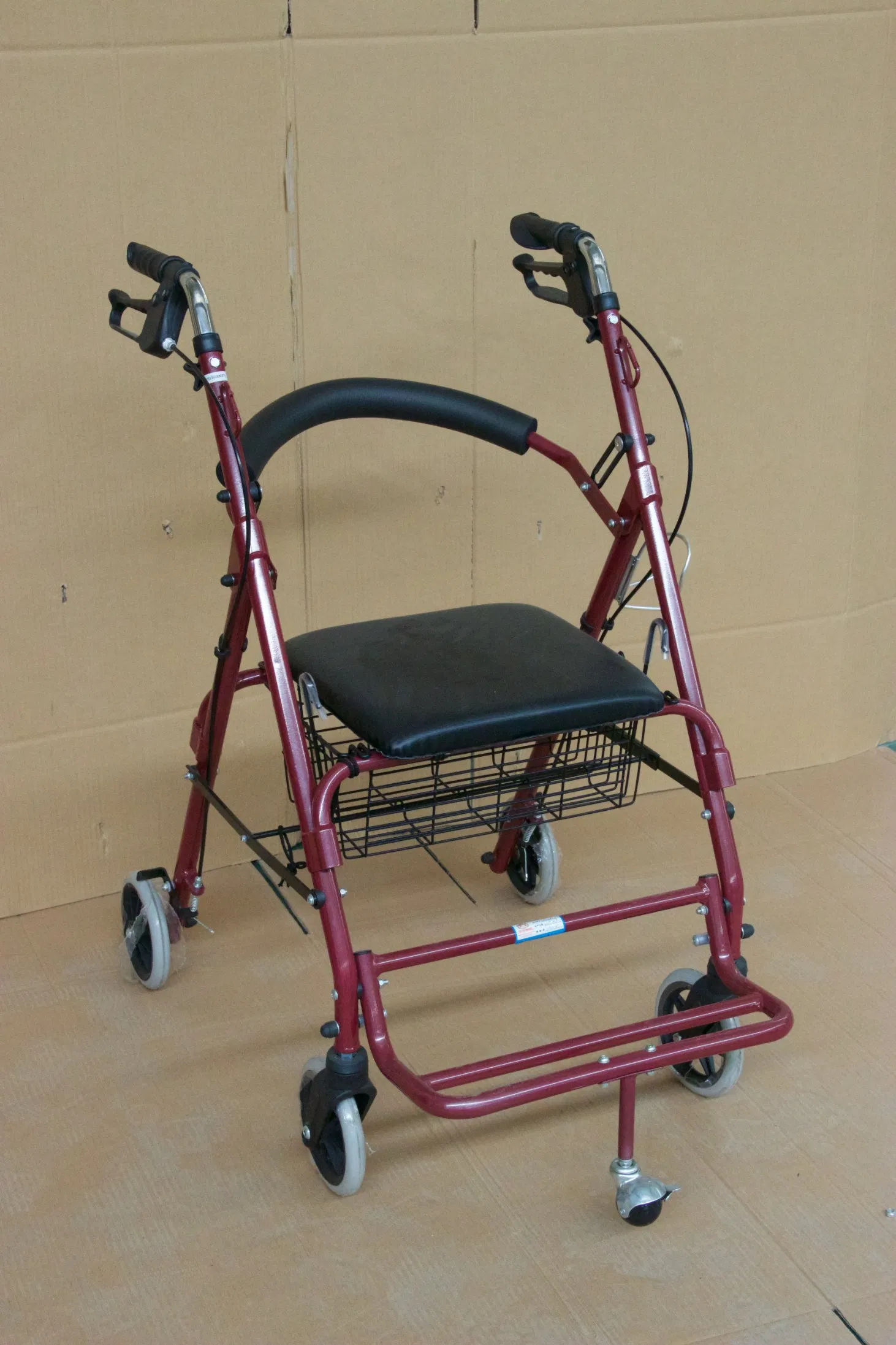 Wheel Drive Brother Medical or Customize Folding with Seat Upright Walker ISO