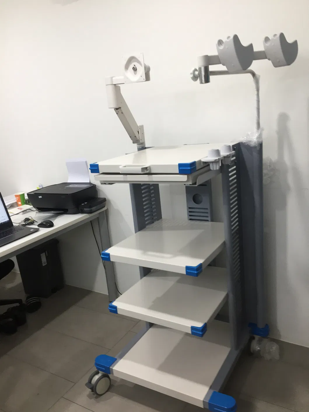 Medical Endoscope Trolley Full View