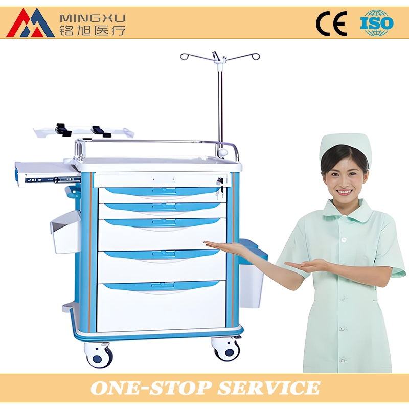 Durable ABS Emergency Response Crash Cart for Healthcare Facilities