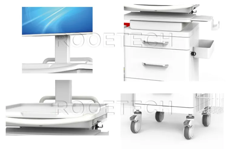 Medical Trolley Side View