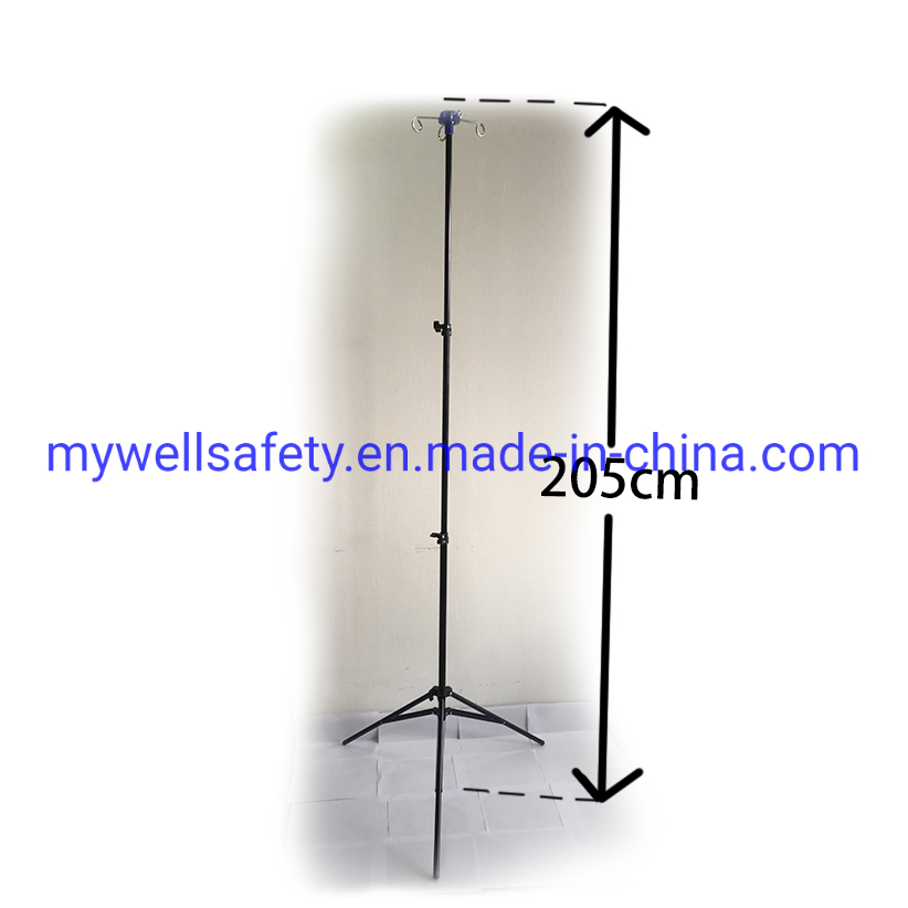 M-IV1 Hospital Medical furniture Mobile Height Adjustable Stainless Steel IV TV Drip Infusion Stand
