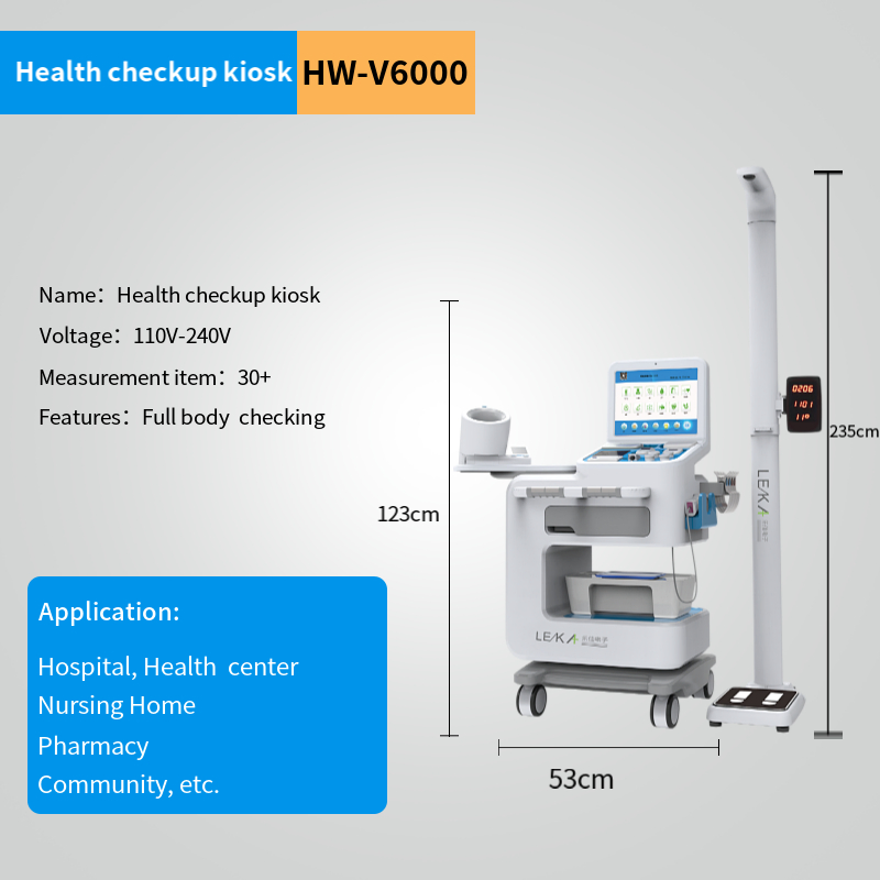 Telemedicine Kiosk with Health Full Body Health Checkup Kiosk