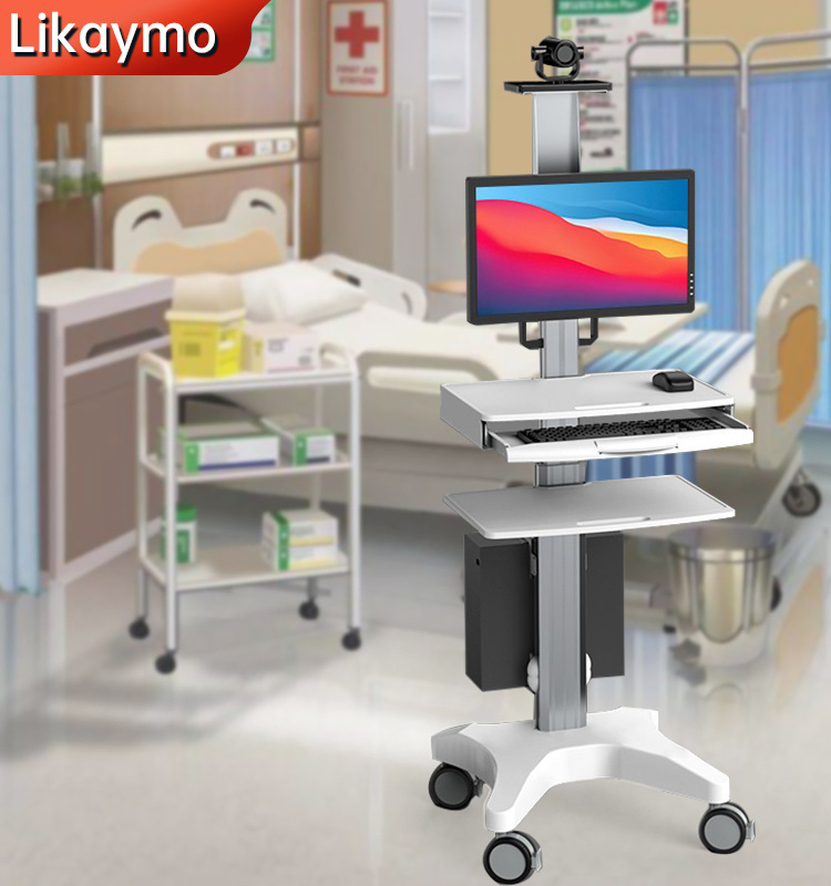Likaymo Telemedicine Terminals Mobile Workstation Cart