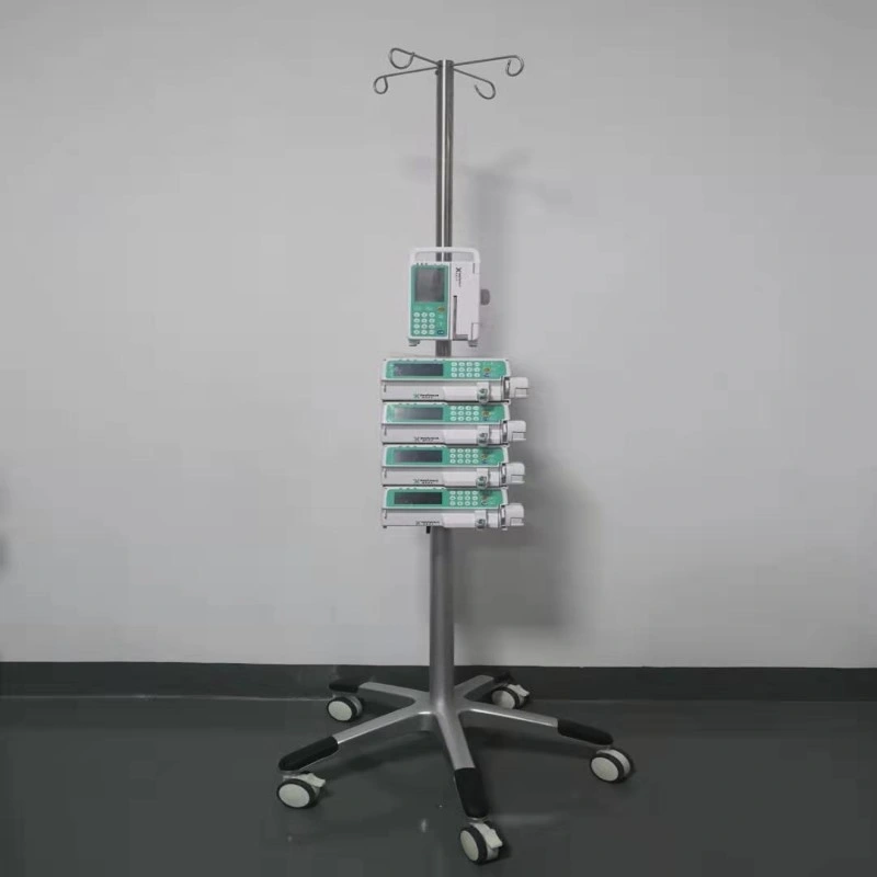 Hospital Medical Patient Monitor Cart for Respiratory Ventilator Machine/Infusion Pump