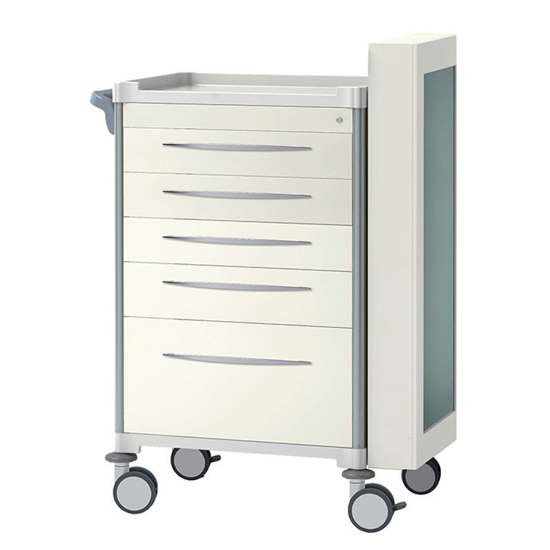 High Strength Removable Hospital Clinic Patient Difficult Airway Endoscopy Trolleys