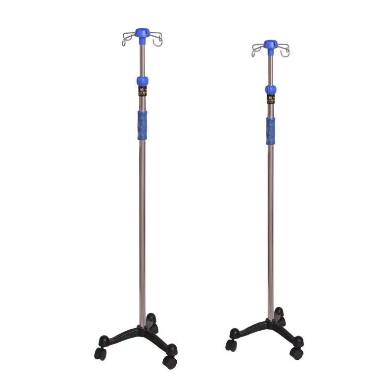 Hospital Medical Adjustable Mobile Infusion Stand/Bracket Infusion Rod Manufacturer