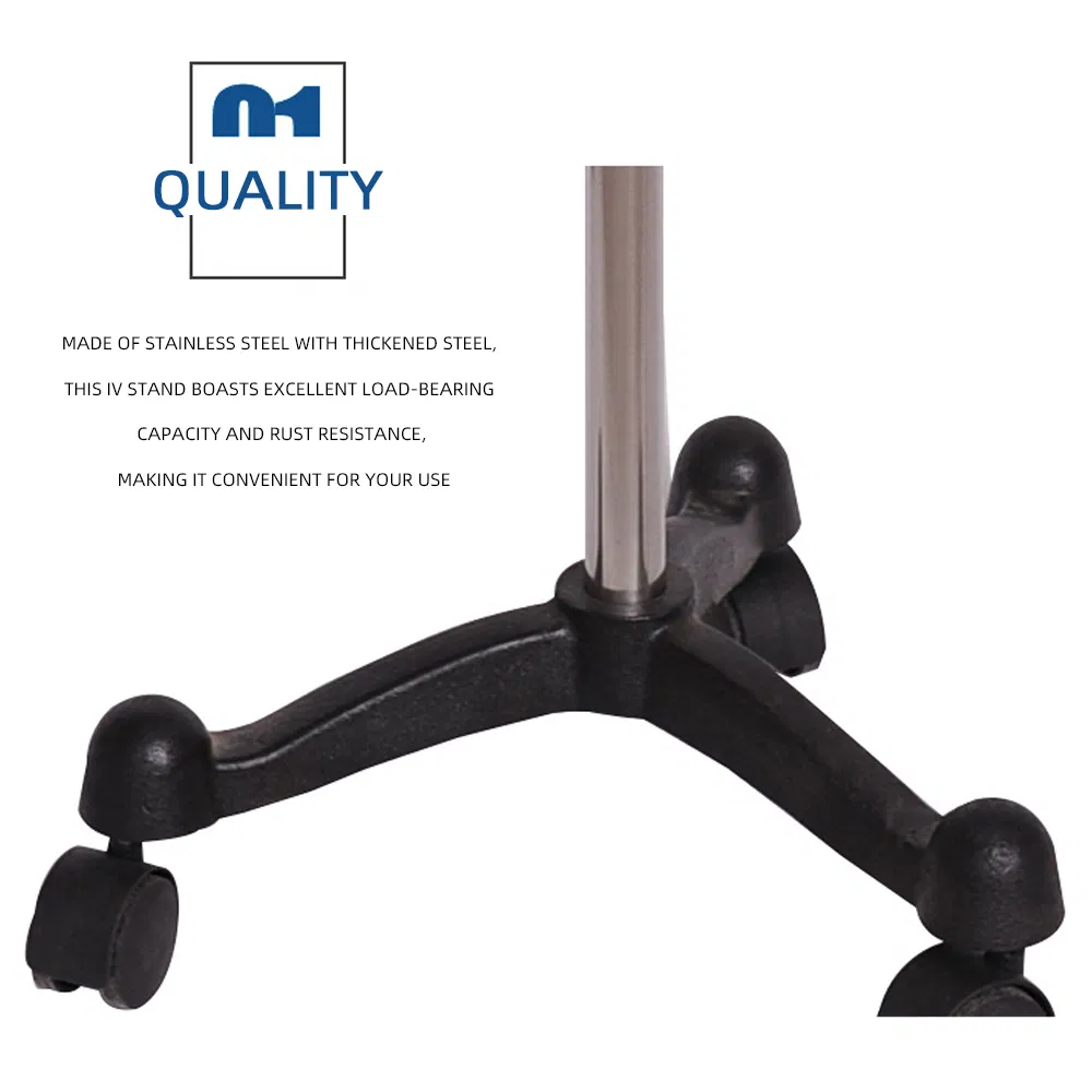 Factory Price Infusion Stand Top Wire Style Manufacturer Wholesale Floor Mobile Infusion Stand, Bottle Holder Infusion Rod