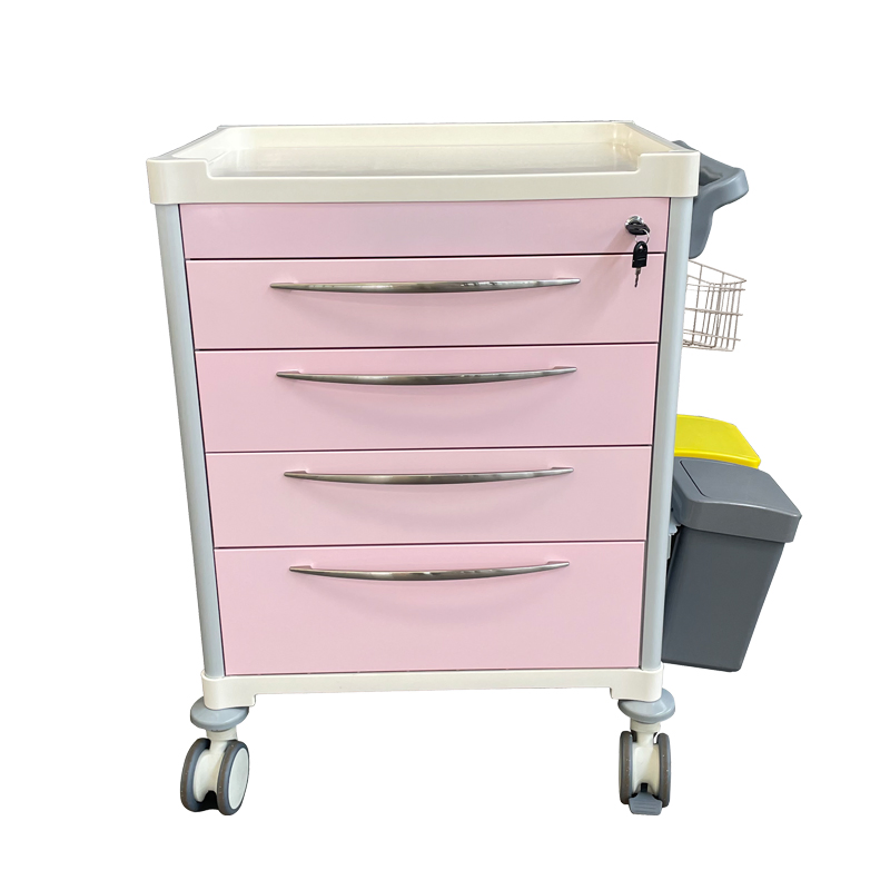 Patient Care Security Medication Dispensing Cart with Locking Drawers