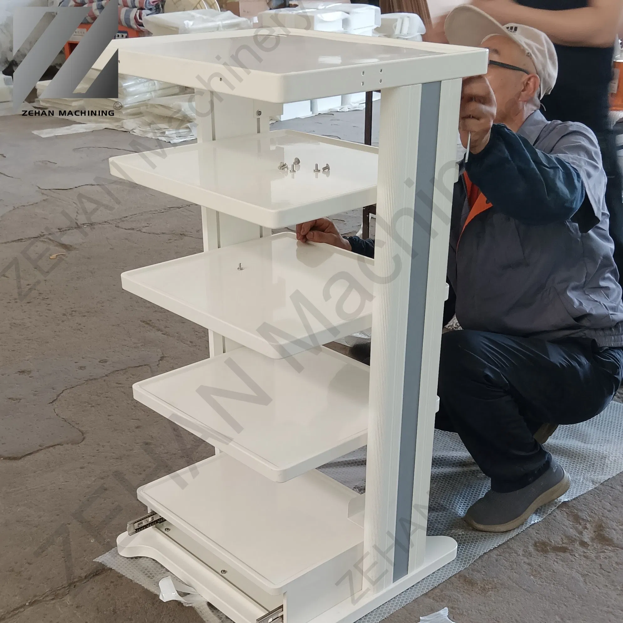 OEM Dental Mobile Endoscopy Trolleys Hospital-Cart Medical Cart Trolley