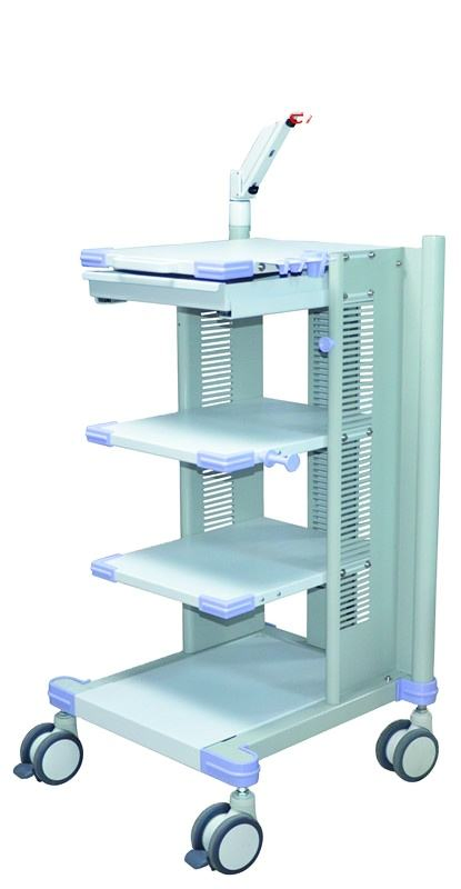 Ouman Medical Endoscopy Trolley Cart with Drawers for Hospital Use