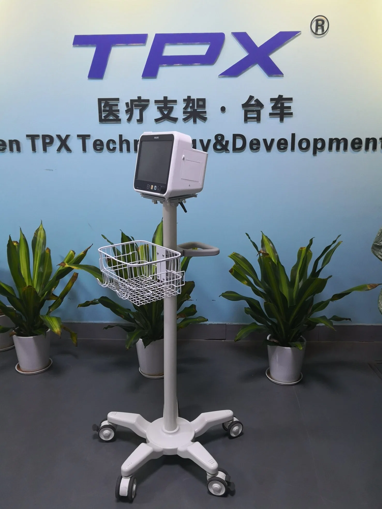 Mobile Medical Furniture for Computer Instrument Hospital Trolley Cart