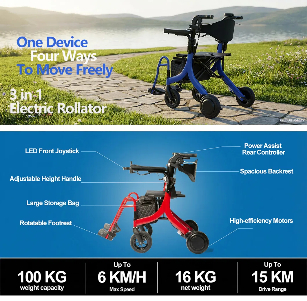 Electric Walker Rollator