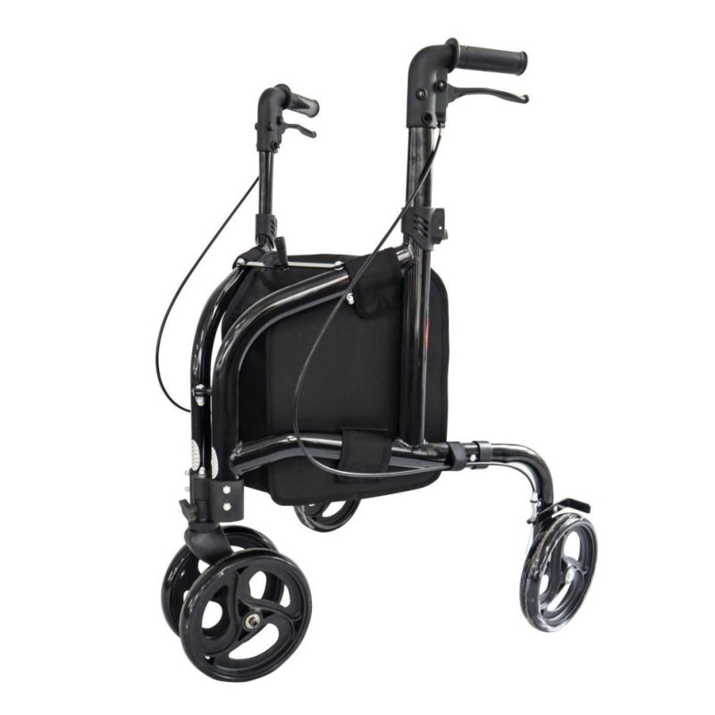 Elderly People Walking Support Provide Stability Folding Aluminum Rollator with Wheels