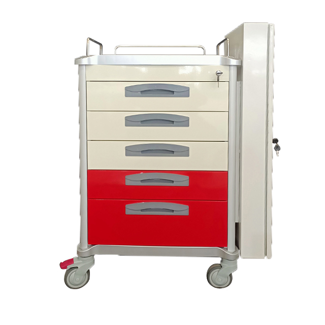 Medical Instrument Cart Hospital Endoscopy Trolley for Patient Cure