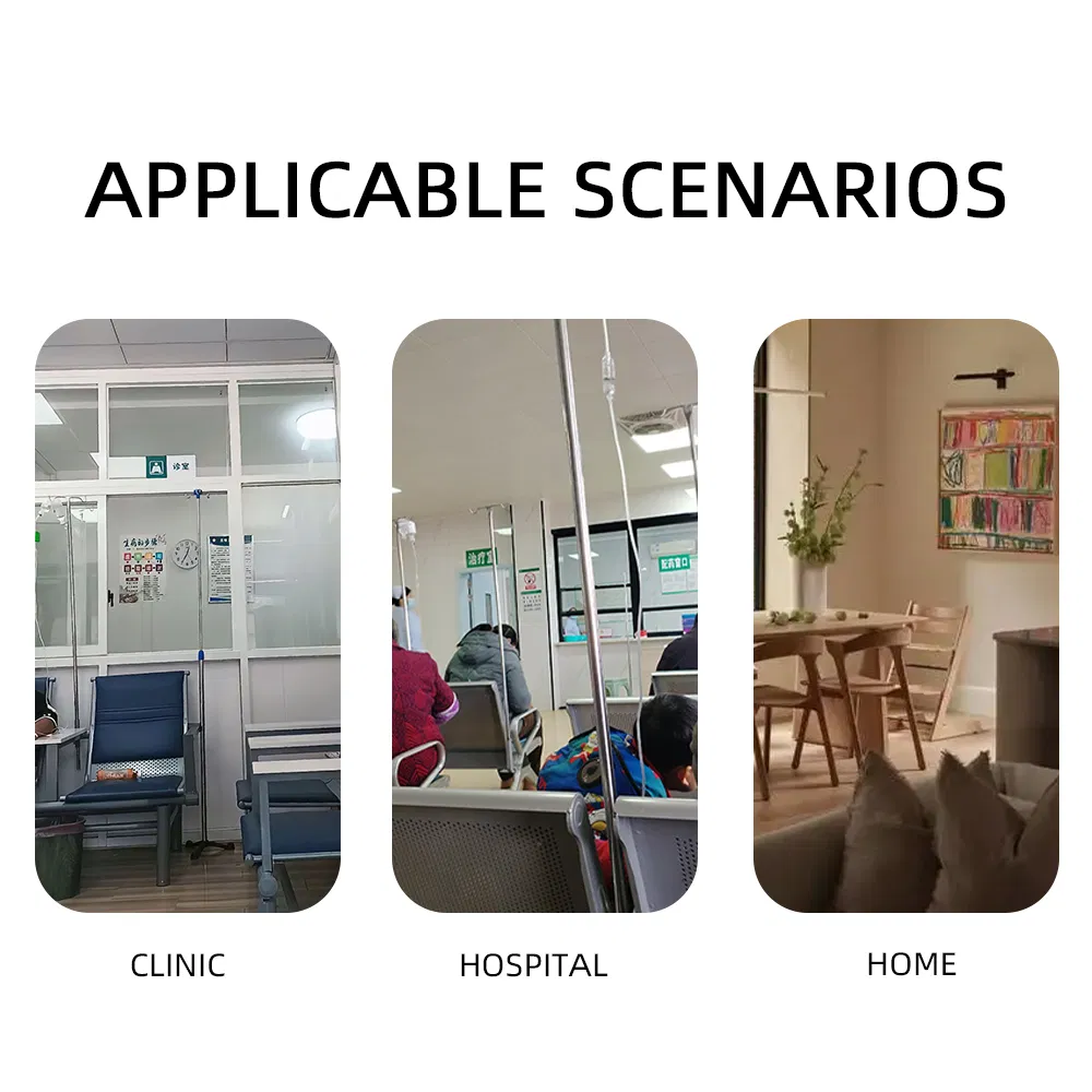 Factory Direct Supply Thickened Height Adjustable Infusion Stand Stainless Steel Mobile IV Drip Stand Infusion Pole