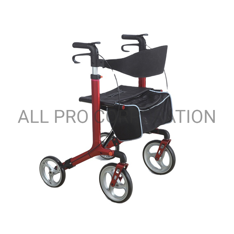 New Designs Aluminum 4 Wheels Rollator Walker for Adults