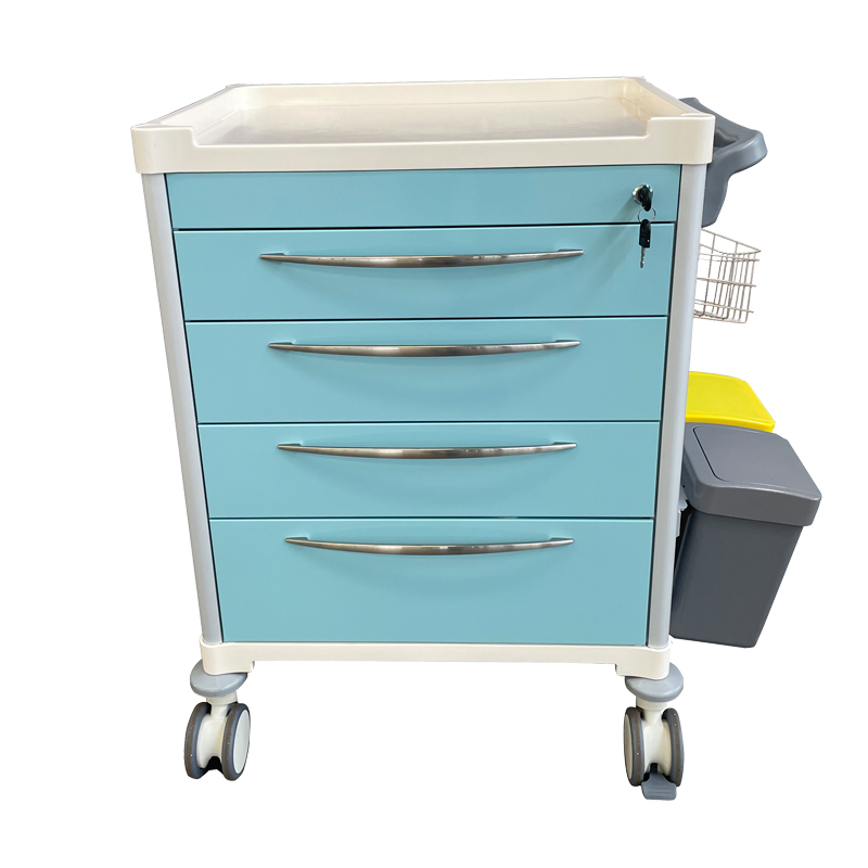 ABS Hospital Medical Medicine Delivery Cart Drug Dispensing Trolley