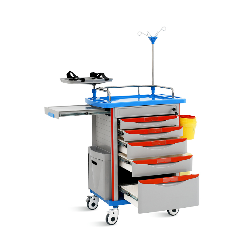 Nwm054-Et FDA Multi-Function Hospital Nursing Furniture Emergency Medical Crash Cart