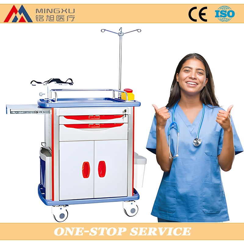 Durable ABS Emergency Response Crash Cart for Healthcare Facilities