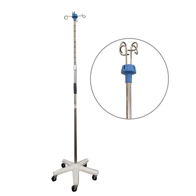 Adjustable Mobile Medical Portable Hospital IV Pole Hospital Furniture Infusion Stand