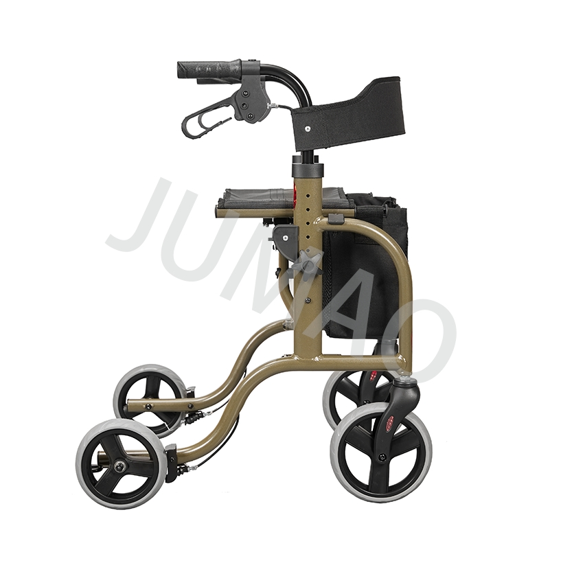 Compact and Lightweight Aluminium Rollator with Foldable Frame Design