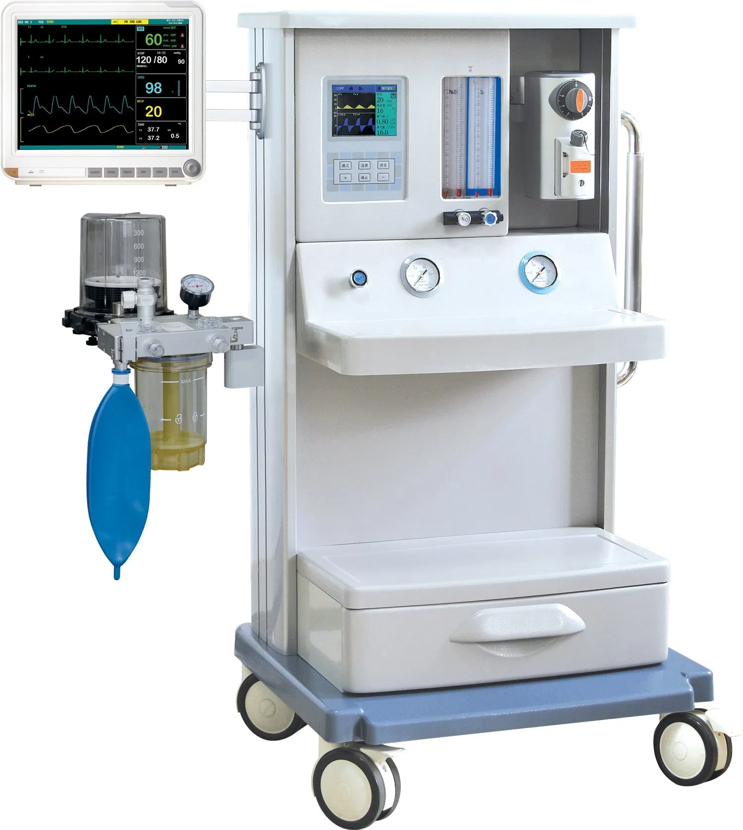 China Medical Apparatus Portable Anesthesia Machine Anesthesia Accessories Full Completed Anesthesia Gas Workstation