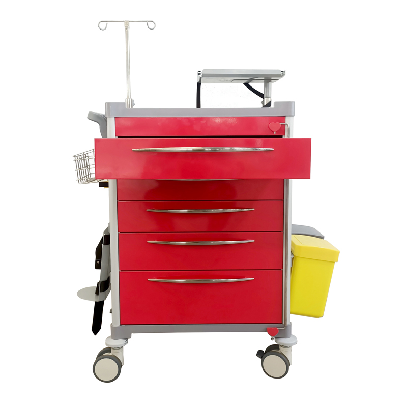 Emergency Crash Cart for Infant Care with Medicine Dispensing