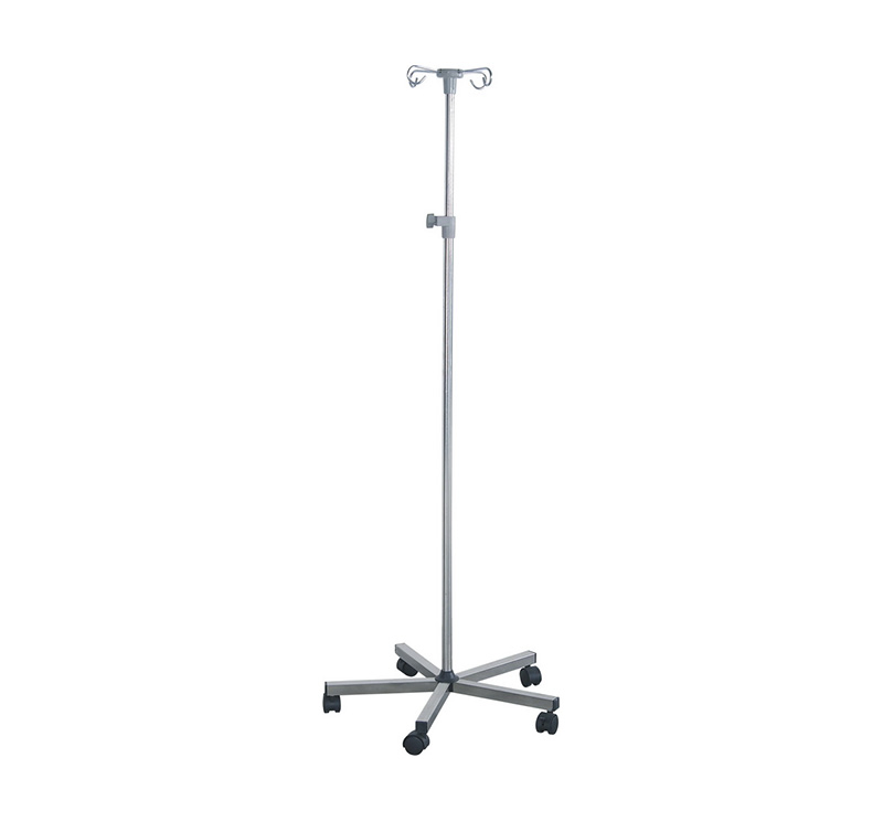 Medical Mobile IV Drip Stand Hospital IV Pole Infusion Drip Stand
