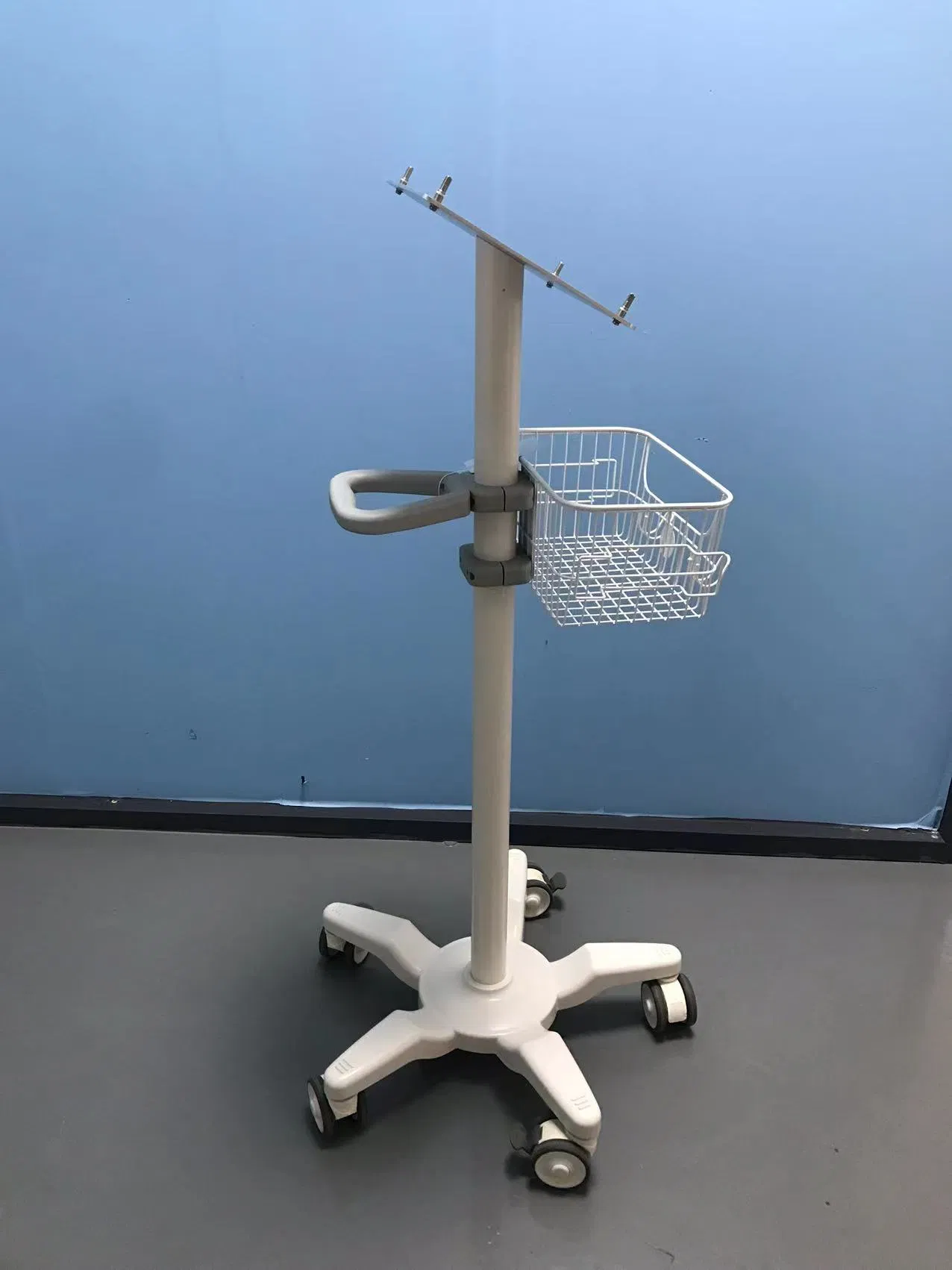 Medical Desktop Trolley/Cart with Basket to Customize