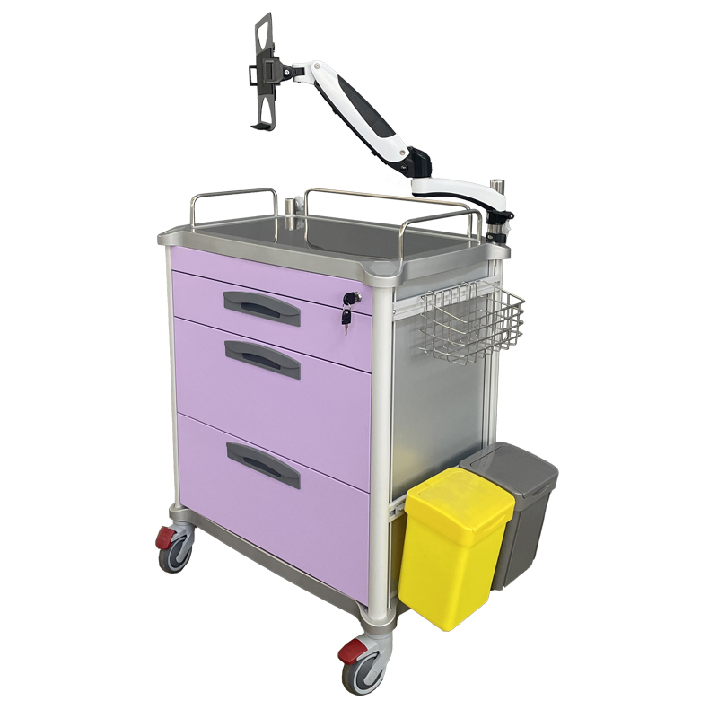 Health Central Medical Medication Dispensing Drawer Trolley Cart